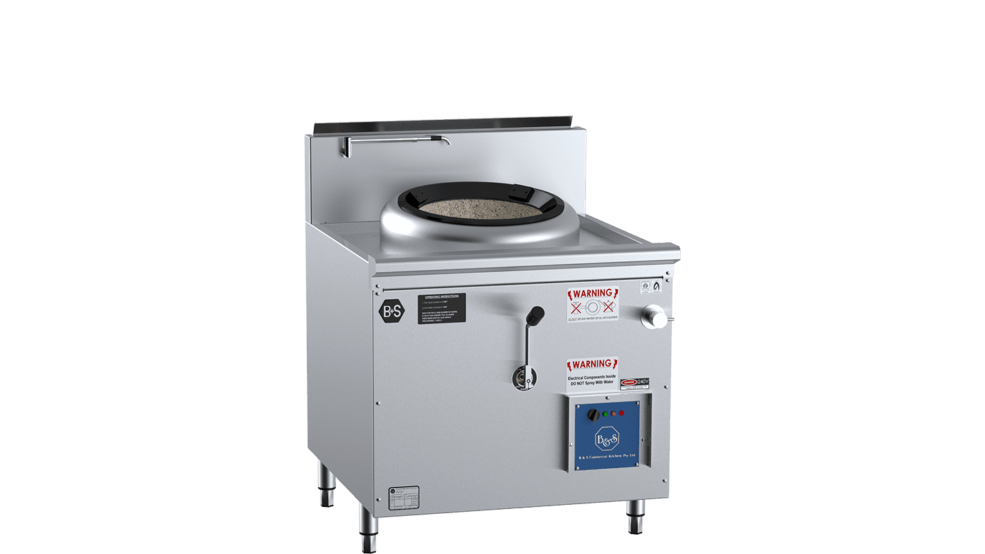 B+S Black CCF-HP1S - Single Hole Hi Pac Wok To Suit Bs Black Range Profile