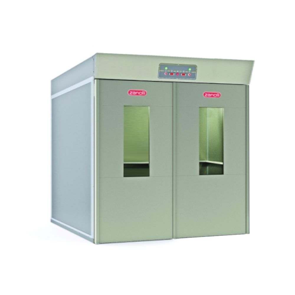 Zanolli Celle Rotor Wind CL-2P-4C - 40X60 Roll-in Double Door Proving Chamber | Fits 4 x Single Trolleys | 400 x 600 Tray