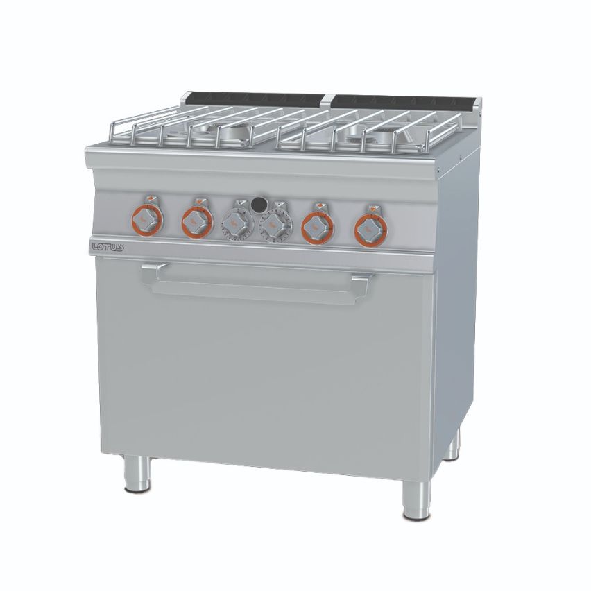 Lotus CF4-78GP 4 Burner Gas Range with Oven