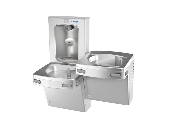 Zip 73226 Chill Fountain On-Wall Chiller Bottle Filler and Double Bubbler