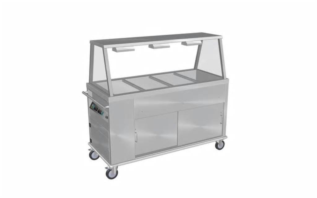 Culinaire Mobile Bain Marie Hot Cupboard with A Frame Gantry CH.BMHM.GA.3