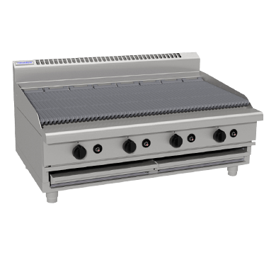 Waldorf 800 Series CH8120G-B - 1200mm Gas Chargrill  Bench Model