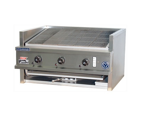 Goldstein CHDS36 - 800mm Gas Char Broiler Glo "Ceramic Rocks"