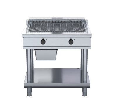 Waldorf 800 Series CHL8900ED-LS - 900mm Electric Chargrill Low Back Version - Leg Stand