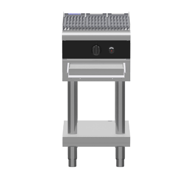 Waldorf Bold CHLB8450G-LS - 450mm Gas Chargrill Low Back Version - Leg Stand