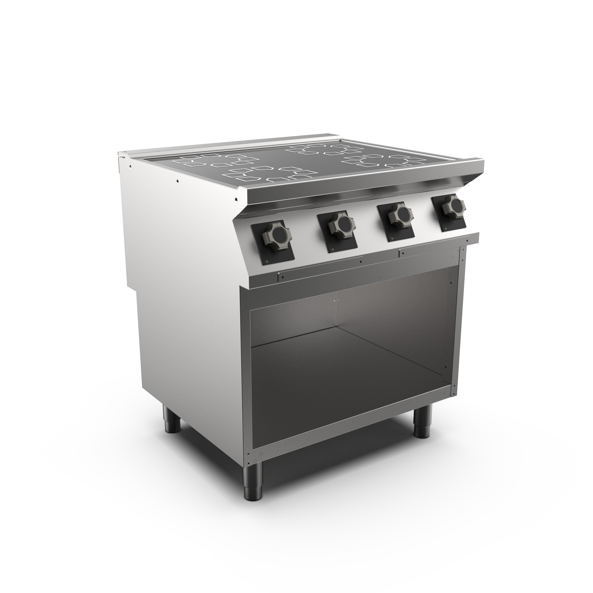 CI98EGE - Mareno M1 90 Series 4 Zone EGO induction top on open stand