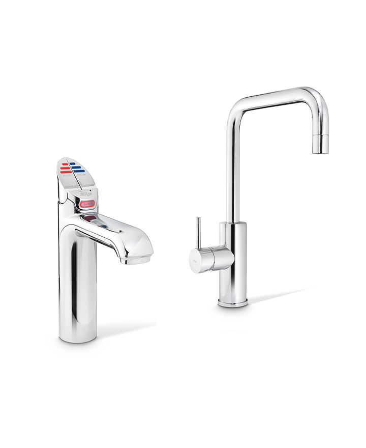 Zip H51976Z00AU HydroTap G5 BCSHA100 5-in-1 Classic tap with  Cube Mixer Chrome