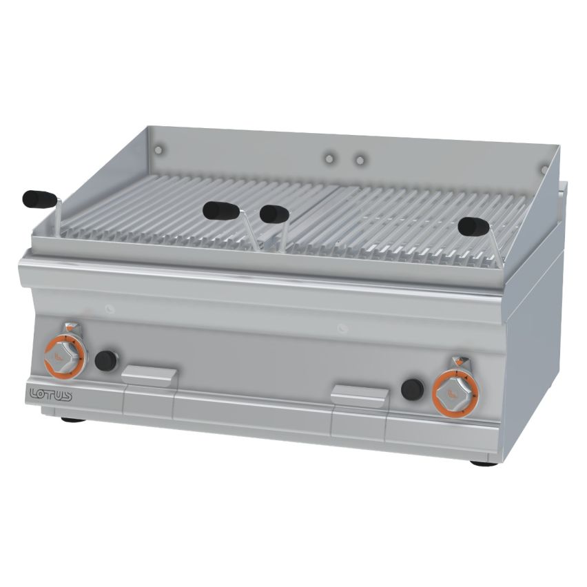 Lotus CWT-68G 800mm Gas Benchtop Lava Rock Char Grill
