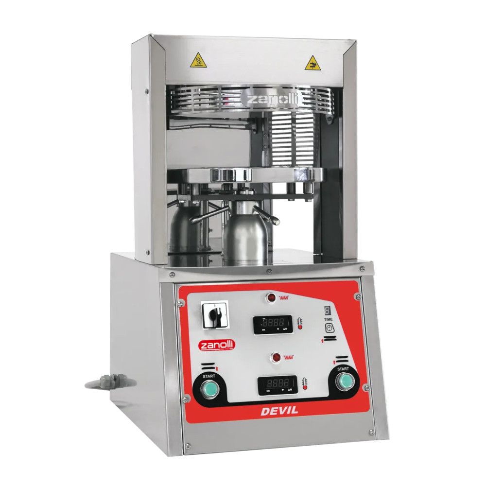 Zanolli Devil 33 Heated Pizza Former with 330mm Plates