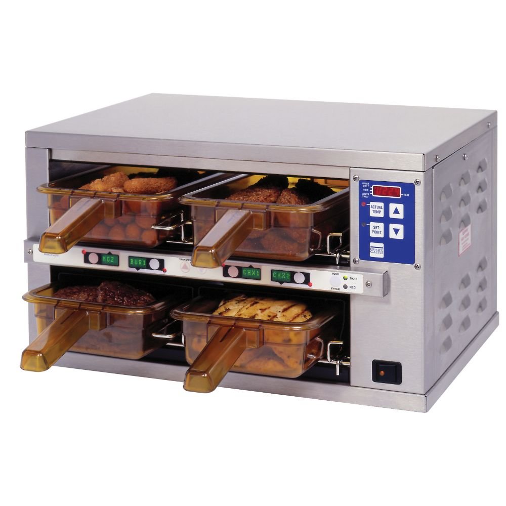 DHB2SS-20 Prince Castle Dedicated Holding Bin Single Sided Moedel with 4 pans – 500mm x 282mm x 358mm 10amp