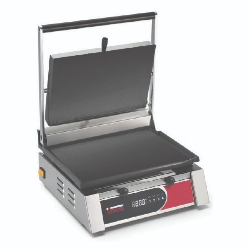 Sirman Digigrill M LL Cast Iron Single Head Sandwich Grill with Smooth Bottom | Top - 34D2401102SI