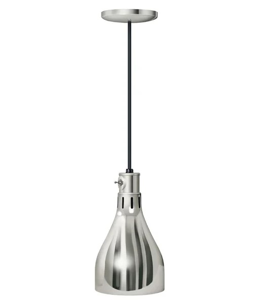 DL-500-CL  Hatco Decorative Heat Lamp Glossy Grey Cord Mount Overall Length 1829mm