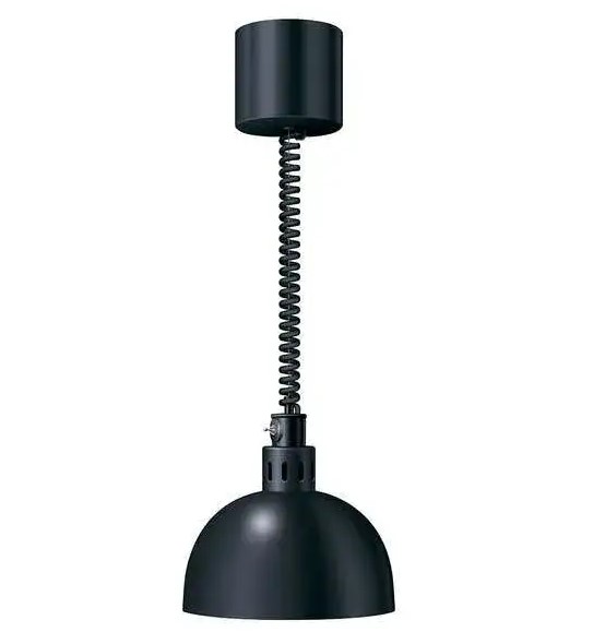 DL-750-RL Bold Black Hatco Decorative Heat Lamp Retractable Cord Adjusts between 787mm & 1765mm