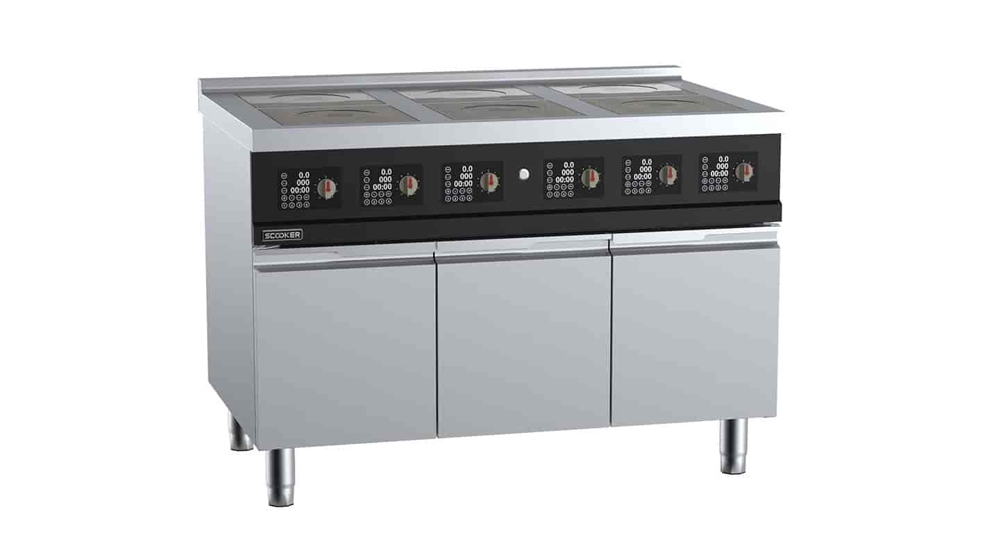 SCooker DLGB6N-C14D4 - Electric Infrared Six Zone Boiling Top 14.4kw