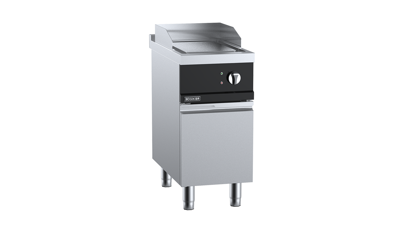 SCooker DLPP4N-C4D5 - Electric Smooth Griddle Plate 400mm 4.5kw