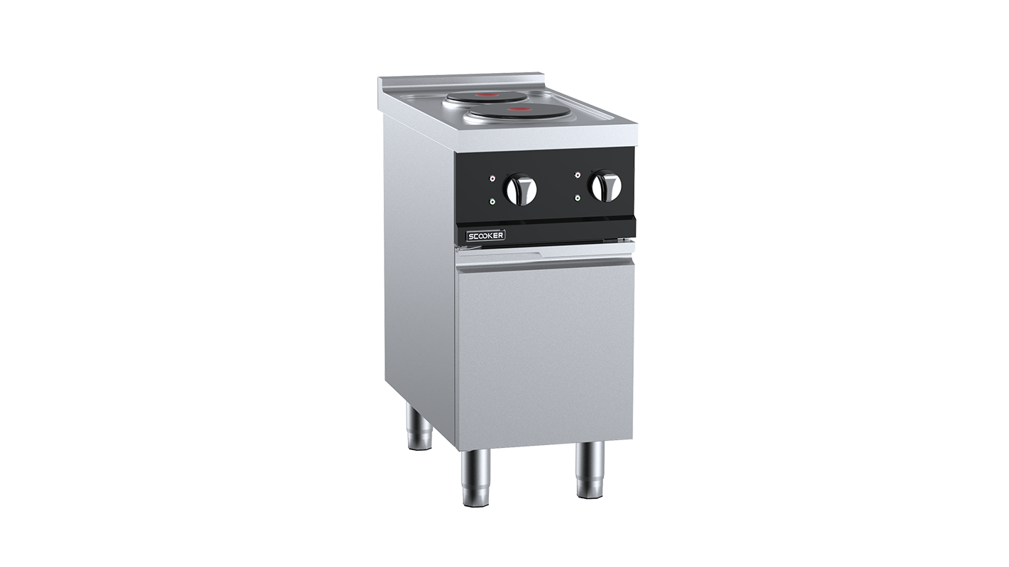 SCooker DLZS2N-C4D6 - Electric Solid Plate Two Zone Boiling Top 4 6kw