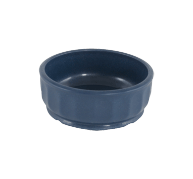 Aladdin Temp-Rite DM104E - 5oz / 150mL Dimensions High Heat Round Bowl  - Evening Blue