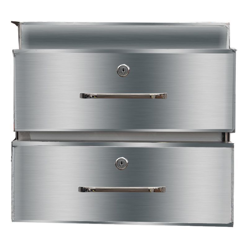 Stainless Steel Double Drawer 480x503x410 DR-02/A