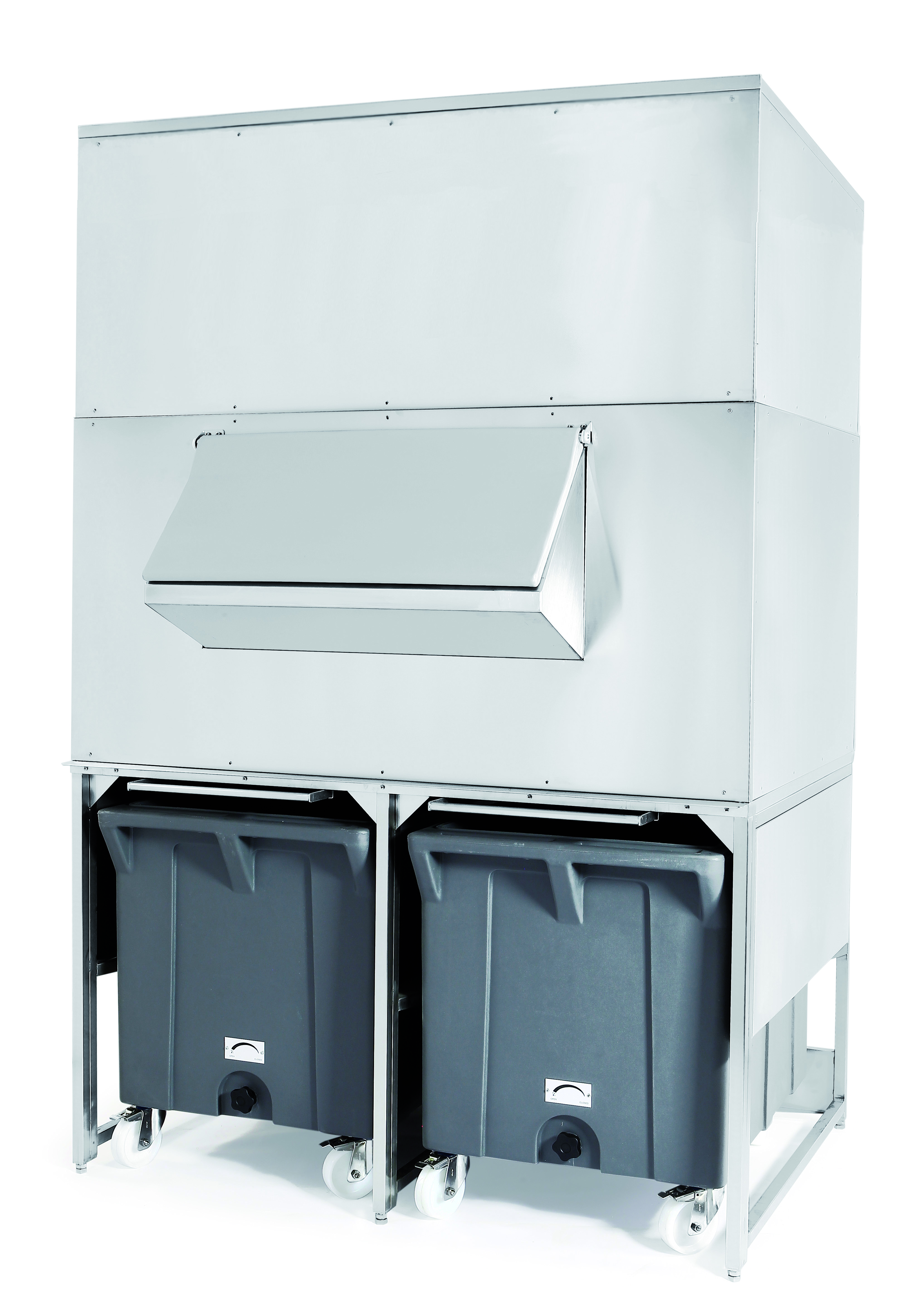DRB1200 - Brema 1200Kg Storage Bin With Two Rollers. Requires Cover Assembly