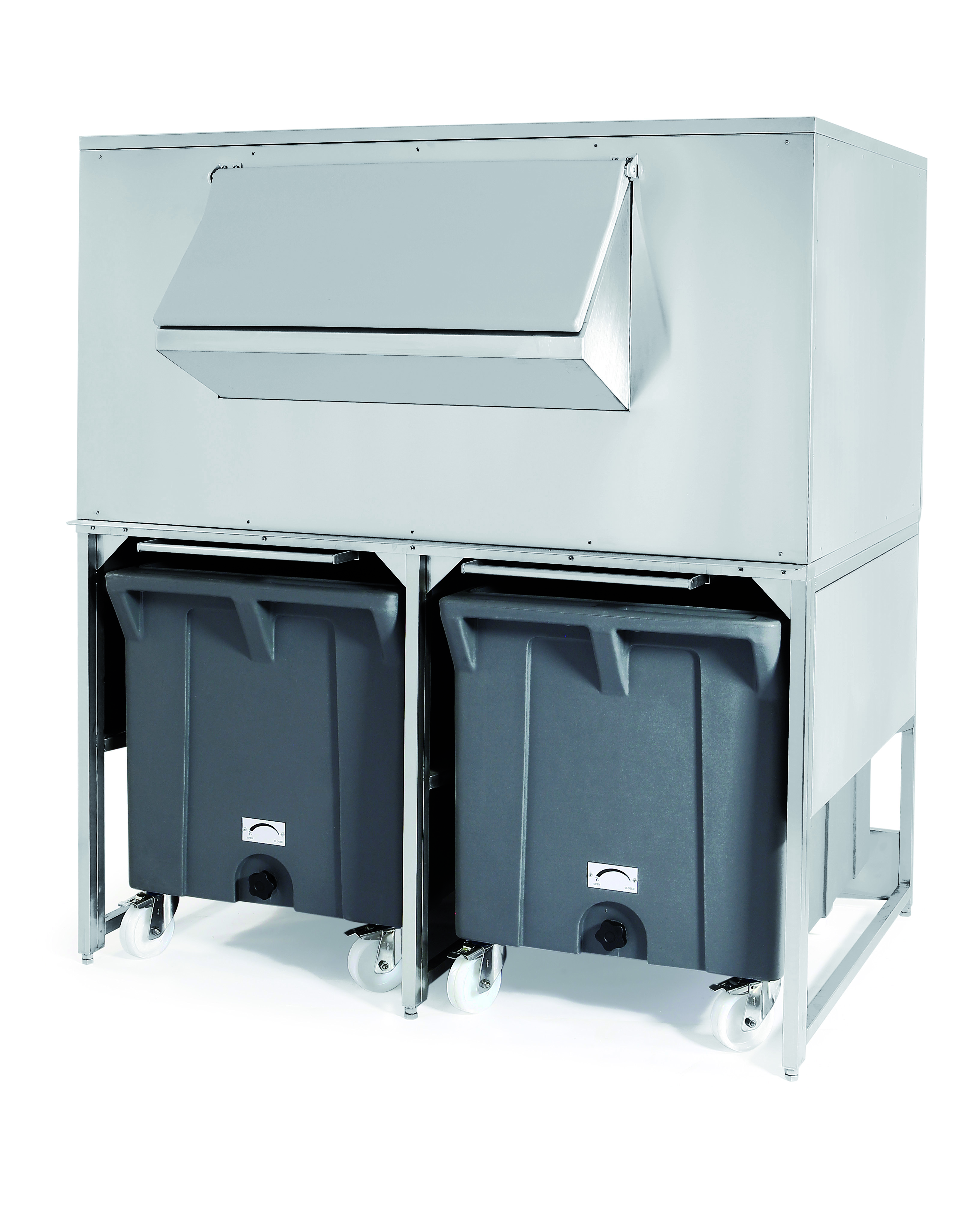 DRB500 - Brema 500Kg Storage Bin With Two Rollers. Requires Cover Assembly