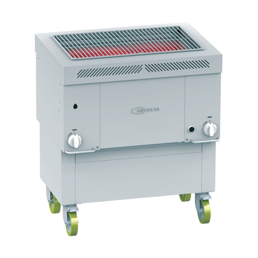 Gresilva Line 5 Narrow Body Gas Grilling Station GHPI F2-750 | Grilling Area 650 x 407mm