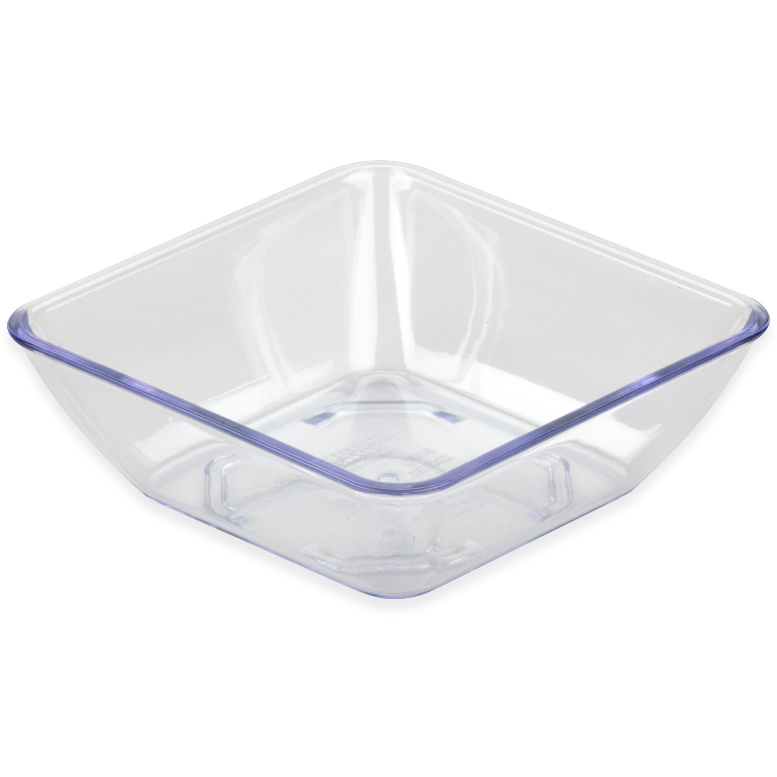 DXSB607 Carlisle Clear SAN Square Bowl 175mL capacity 102mm x 102mm x 32mm