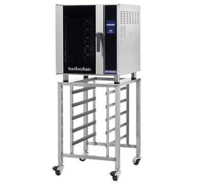 Turbofan E33T5 and SK33 Stand - Full Size Tray Touch Screen Electric Convection Oven On a Stainless Steel Stand