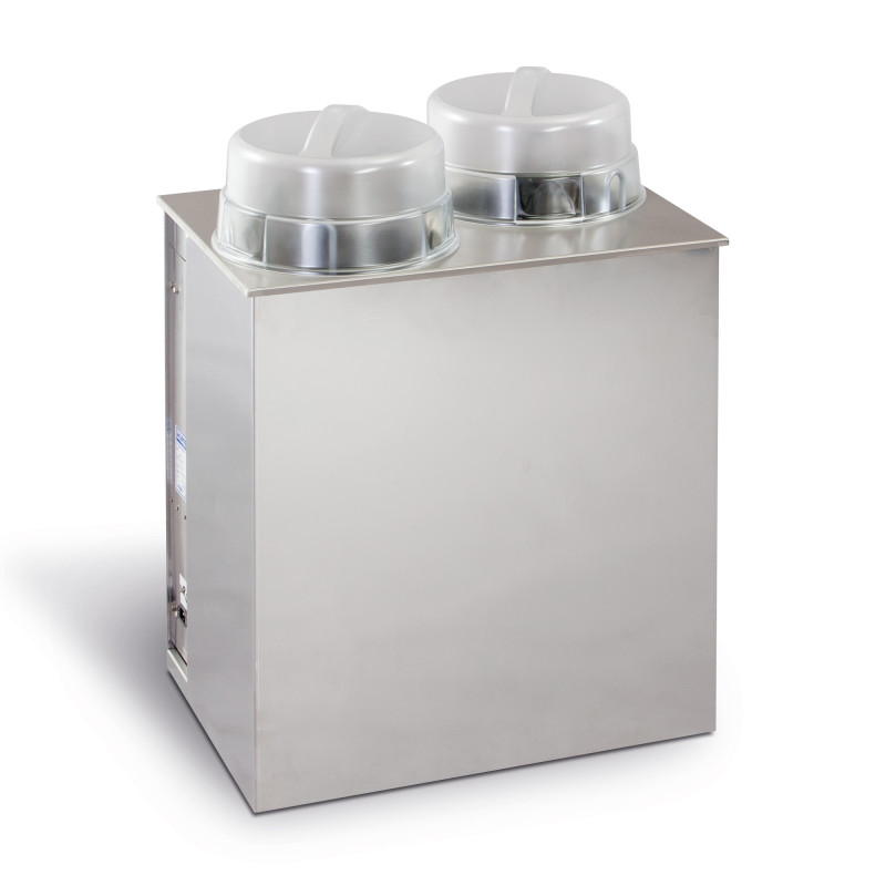 EBRH-2-V19-26 - Hupfer InCounter Heat Plate Dispenser-Twin Tube 190-260Mm Plate
