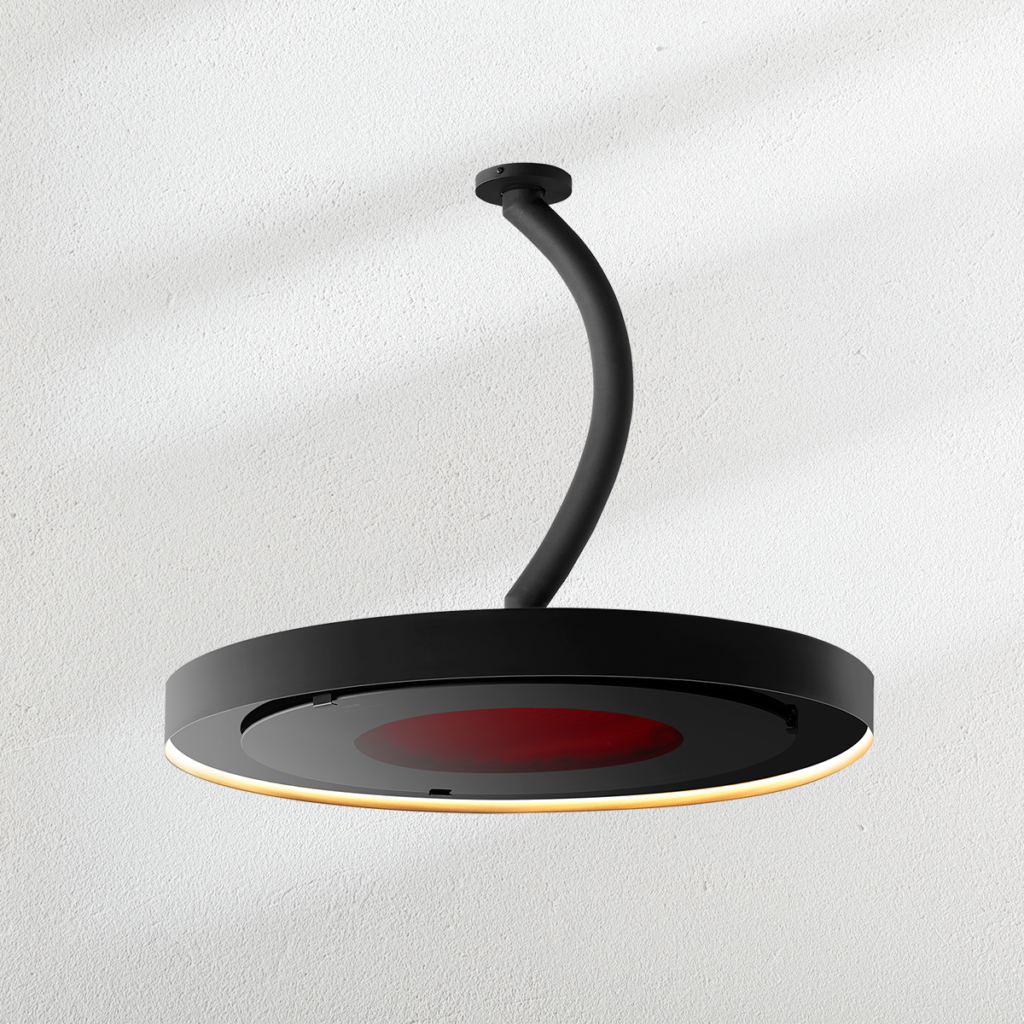Bromic Heating 2620634 Eclipse Electric 600mm (24") Curved Ceiling Pole