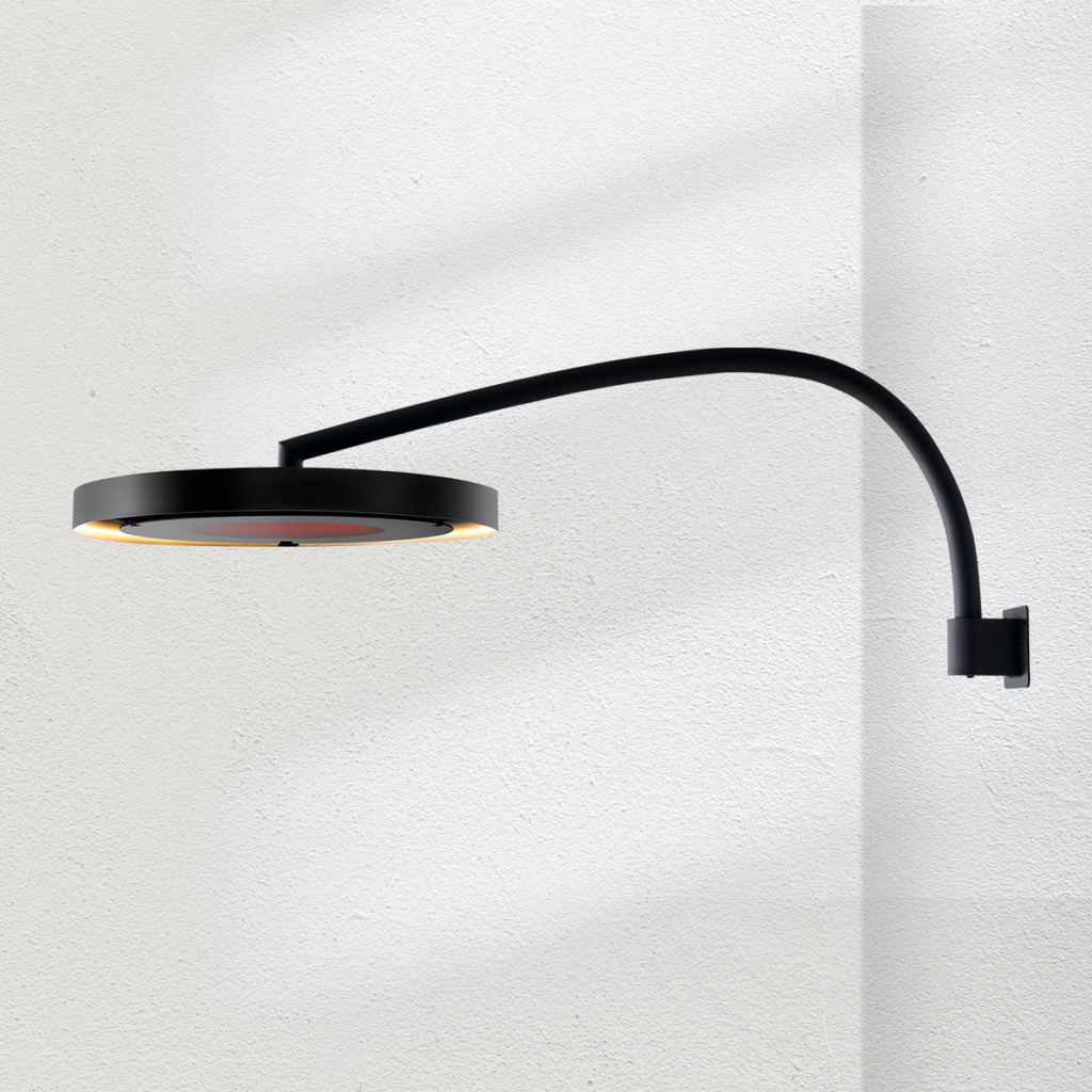 Bromic Heating 2620636 Eclipse Electric Wall Mount Pole