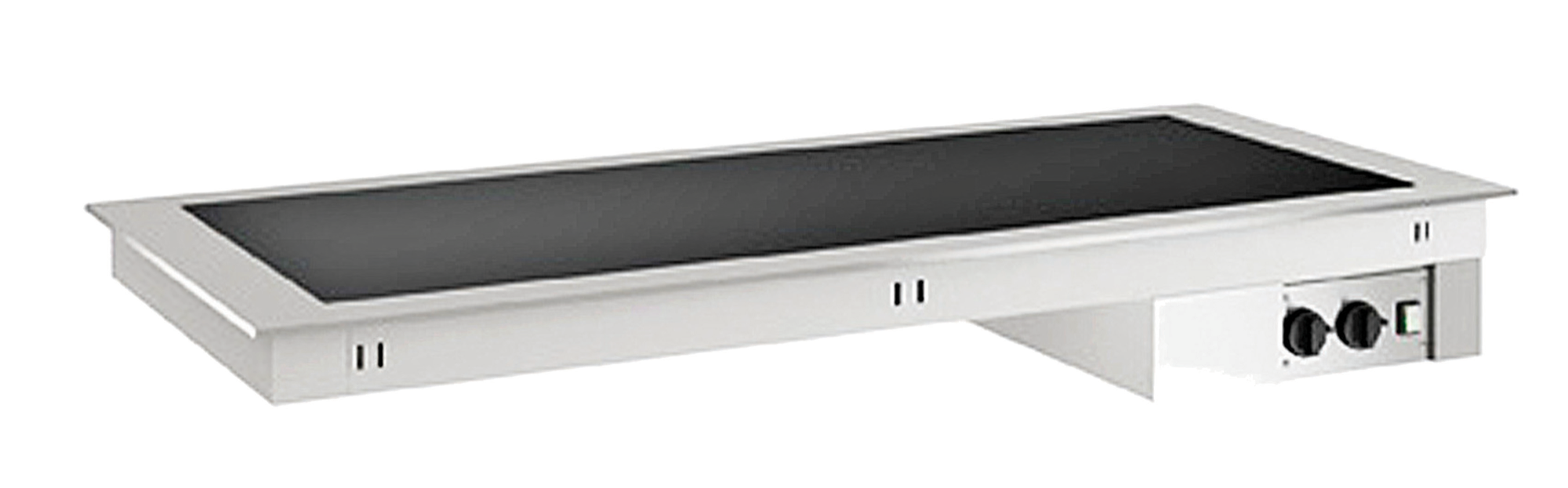 Drop-In Emainox Heated Ceramic Glass Hotplate - 1780mmL