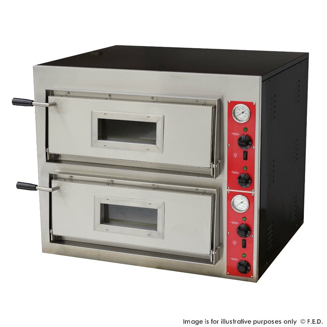 Bakermax - Black Panther Pizza Deck Oven EP-2E