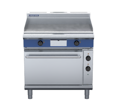 Blue Seal Evolution Series EP56 - 900mm Electric Griddle Convection Oven Range