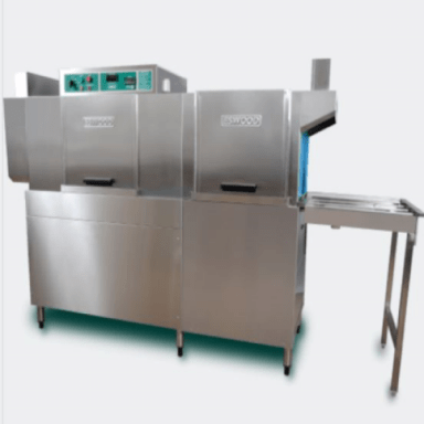 Eswood ES160RA Rackâ€“Conveyor Warewasher 160 to 175 racks per hour right angle pre wash