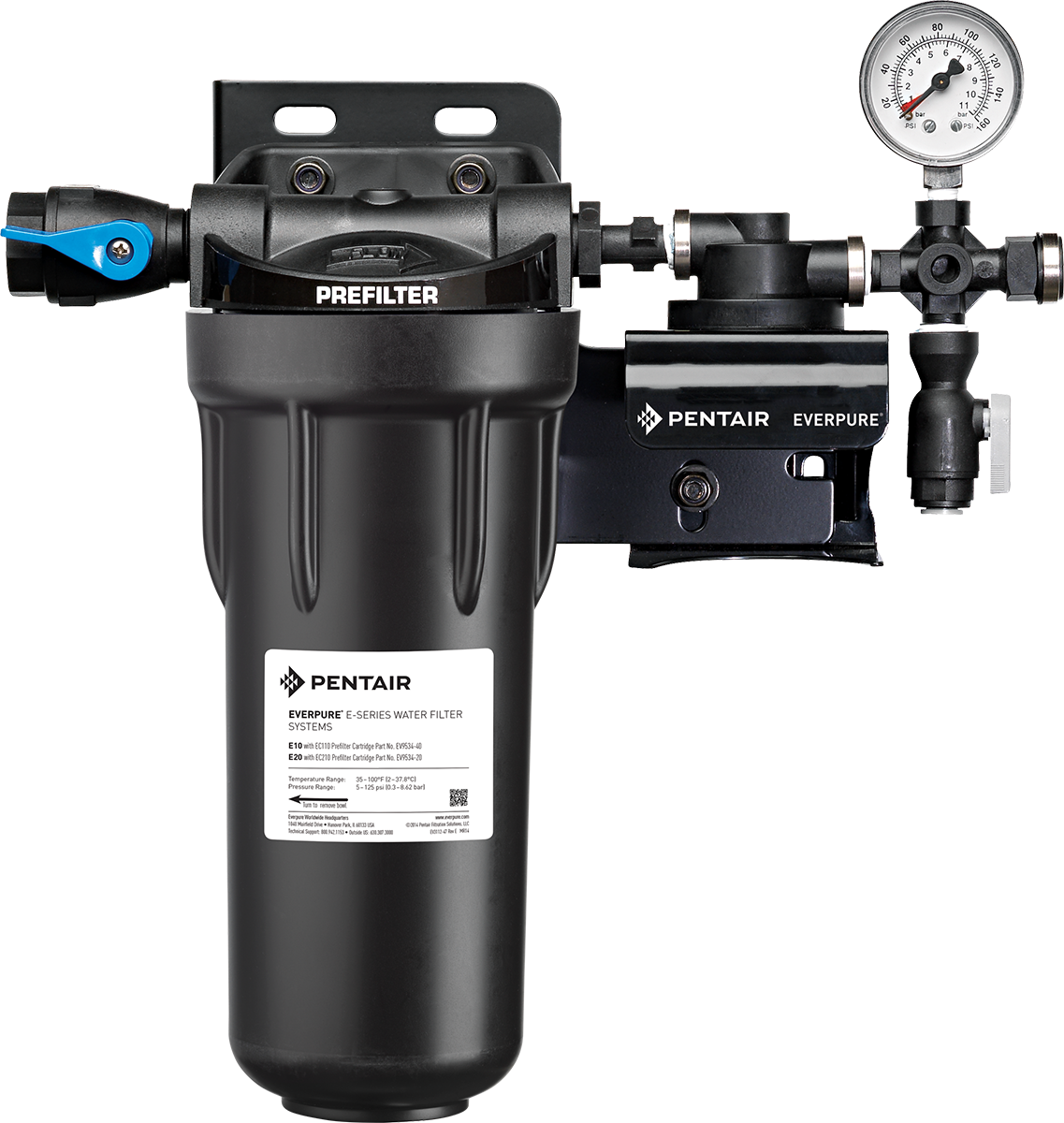 Everpure Coldrink/Insurice Manifold with 10" Prefilter
