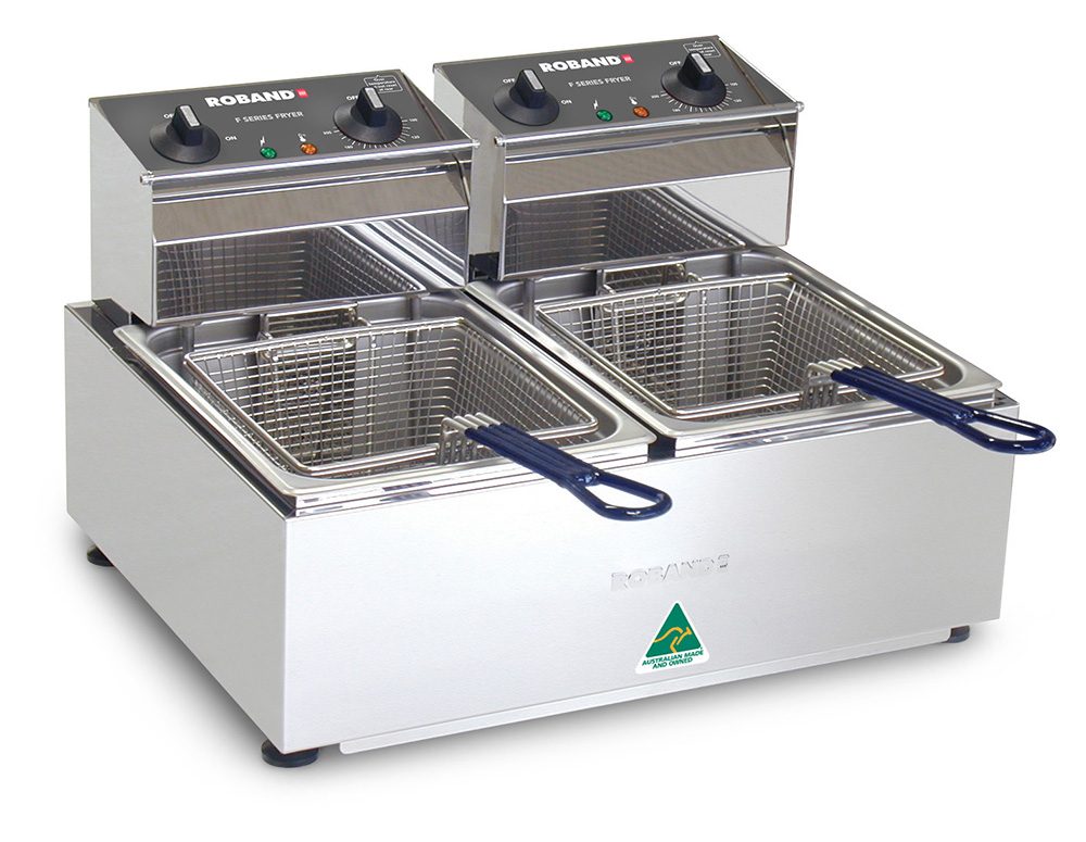 F25 Roband Double Pan Fryer 2 x 5lt