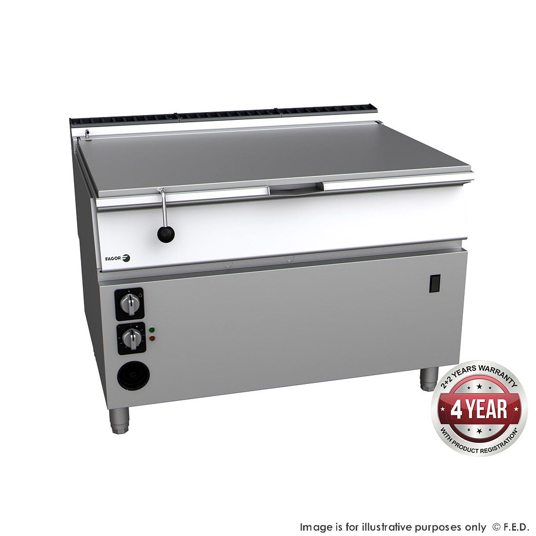 Fagor Kore 900 Series Gas Tilting Bratt Pans - SB-G915IM