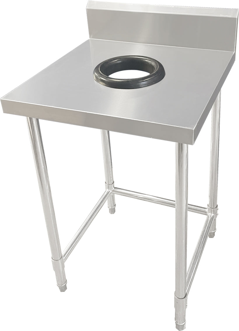 kitchen knock - Waste Collection Bench with Splashback & Leg Brace CST-0770 700 depth
