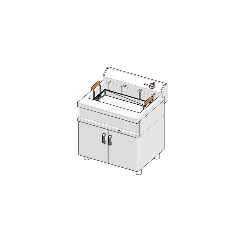 Lotus FMPE-25 Electric 24L Wide Body Shallow Fryer