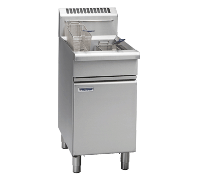 Waldorf 800 Series FNL8120G - 450mm Single Pan Gas Fryer Low Back Version