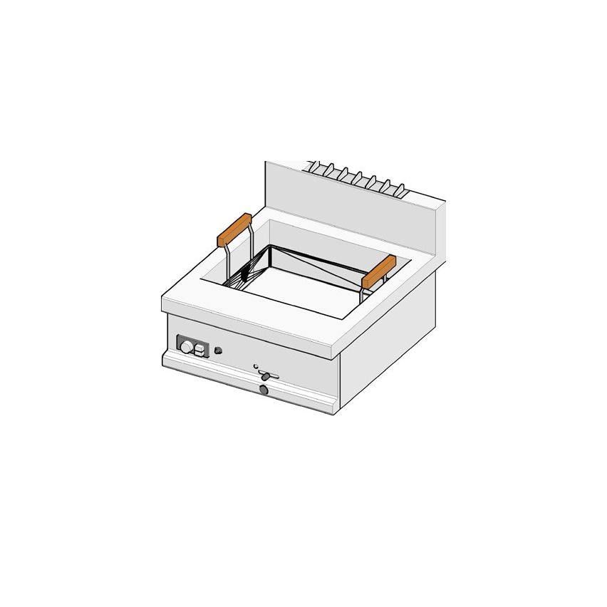 Lotus FPG-20 Gas 20L Wide Body Benchtop Fryer
