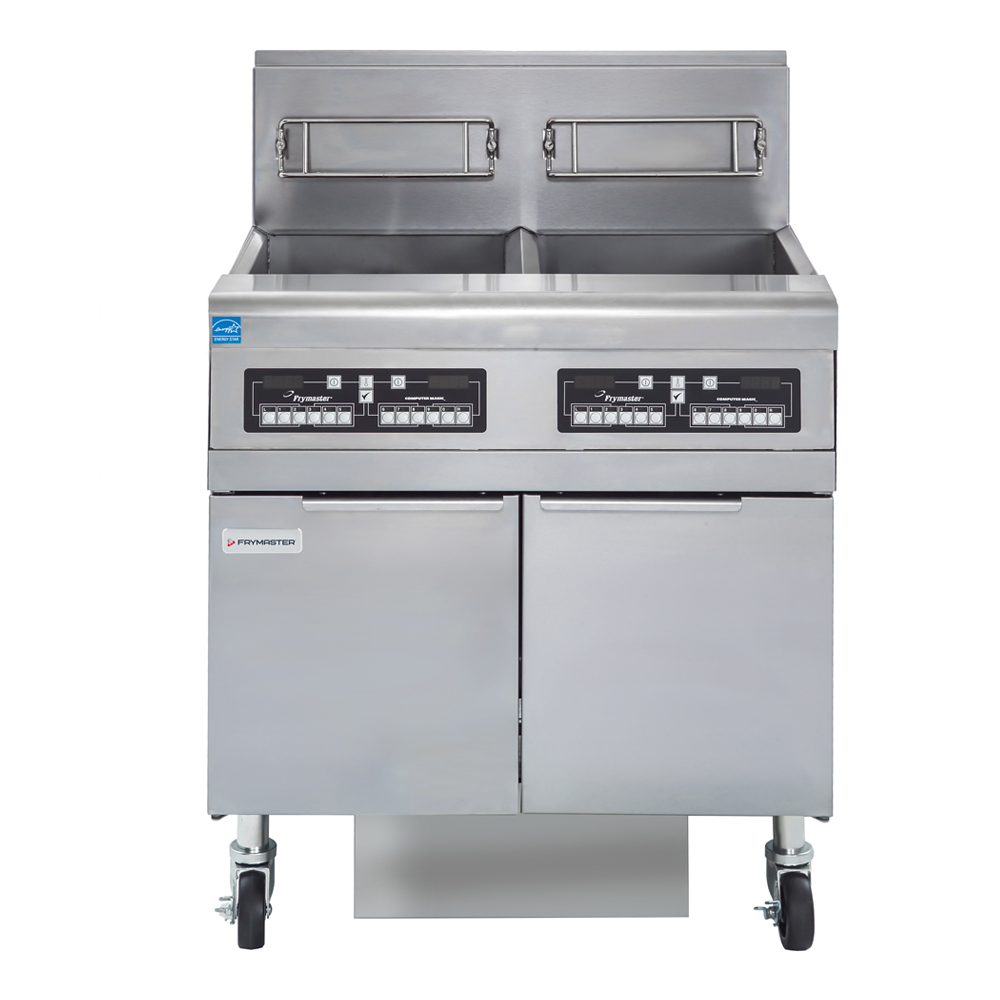 FPH255C-FD-NG - Frymaster Filtration H55 2 Full Pot w Computers Front Oil Discharge Nat Gas