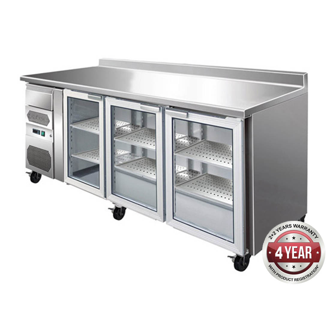 Thermaster Tropicalised Three Door Back Bar Fridge CM20G
