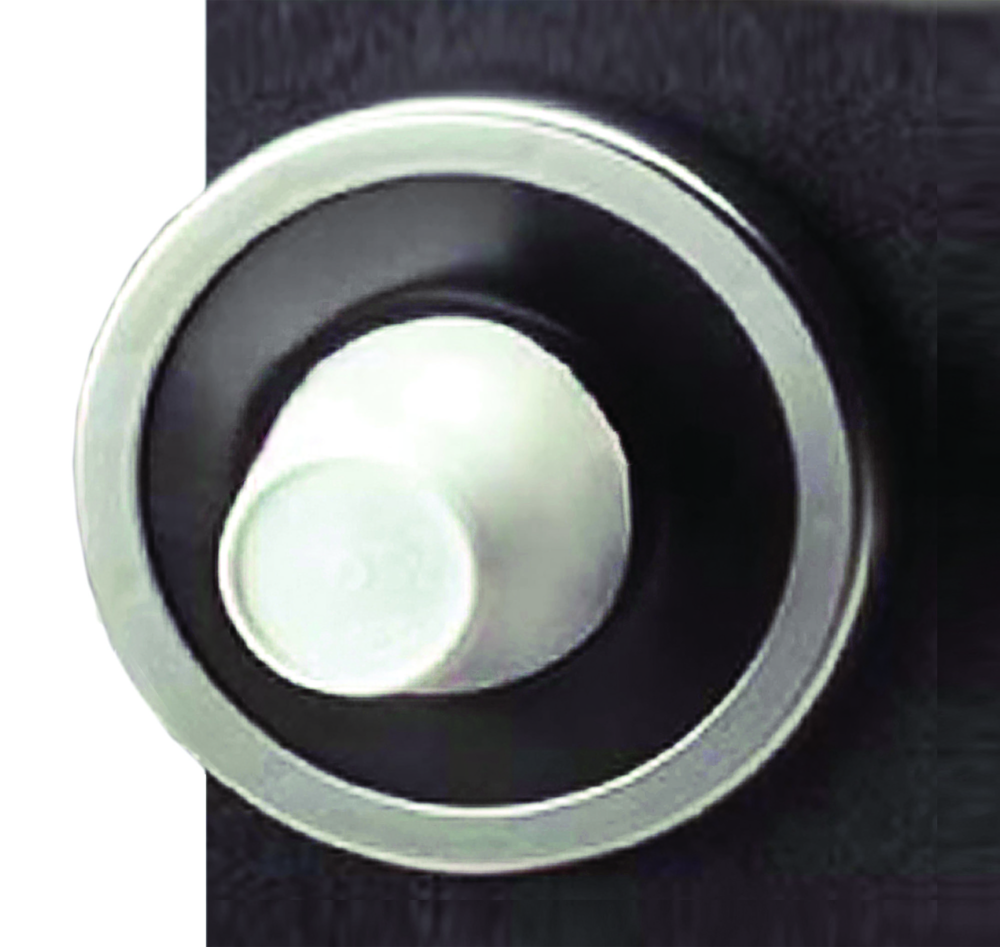 C2210CBKFSM San Jamar Ez-Fit One-Size-Fits-All Counter Mount Cup Dispenser with 4 pre-cut gaskets to suit 73mm - 98mm cup rim diameter