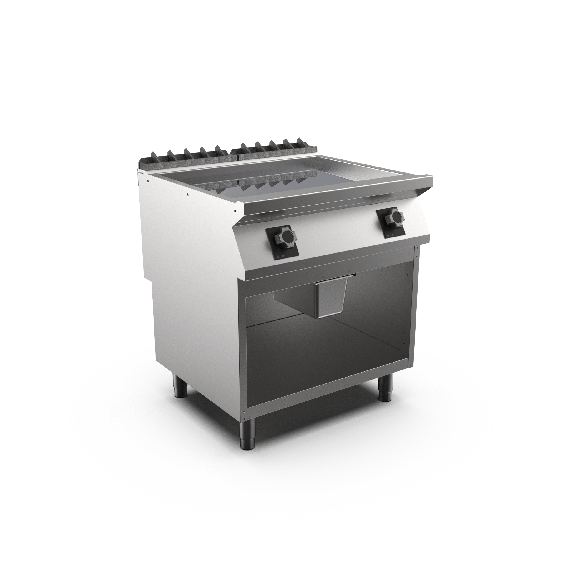 FT98ELCG - Mareno M1 90 Series 800mm wide Electric chrome frytop on open stand