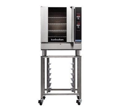Turbofan G32D4 and SK32 Stand  - Full Size Tray Digital / Gas Convection Oven on a Stainless Steel Stand