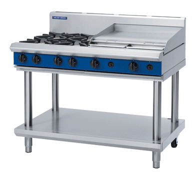Blue Seal Evolution Series G518B-LS - 1200mm Gas Cooktop  Leg Stand