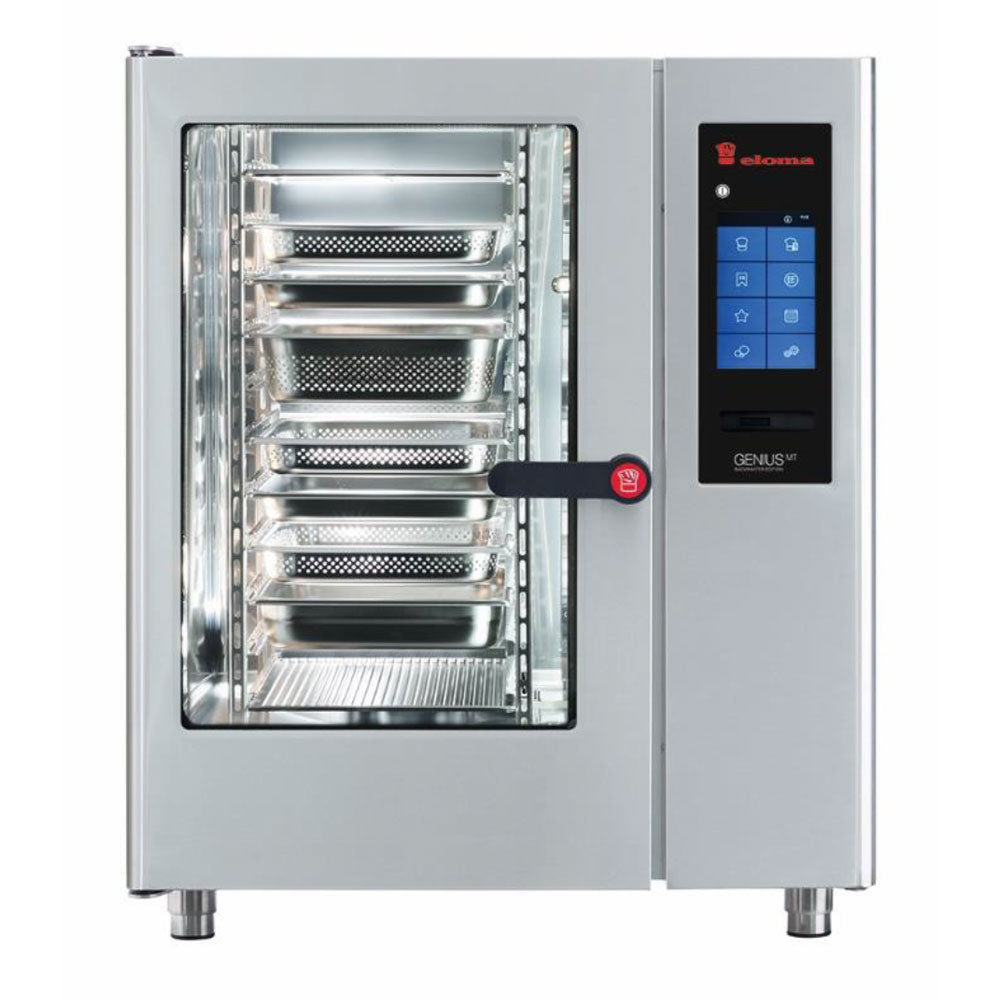 Eloma 10 X 1/1Gn Electric Combi Oven With Multitouch Controls And Left Hand Hinged Door