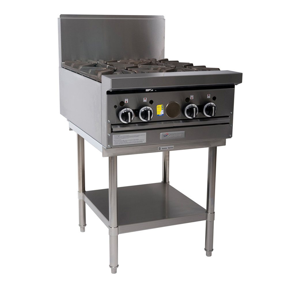 GF24-4T-LP - Garland Restaurant Modular Top 600mm Wide 4 Burner Propane Gas