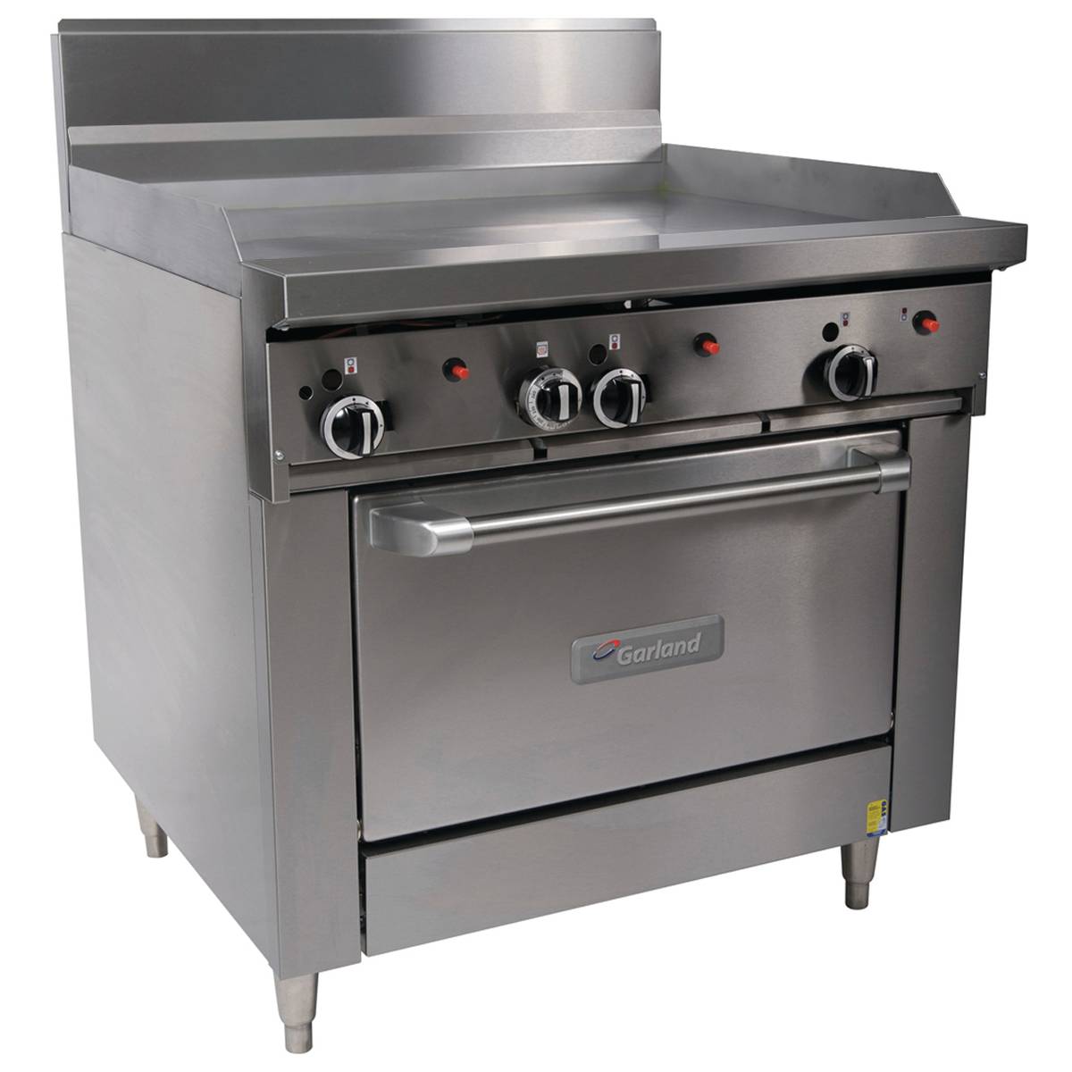 GFE36-G36C-NG - Garland Restaurant Range 900mm Wide Griddle w Convection Oven Nat Gas